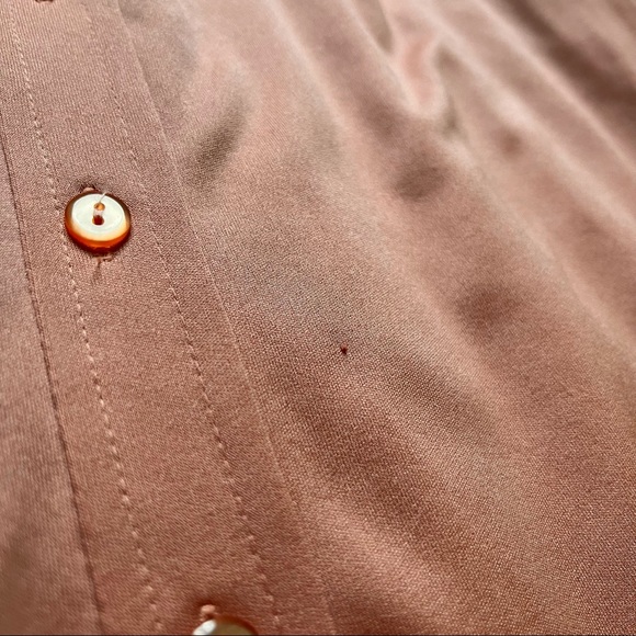Vintage 1970s Millay Copper Button Down Shirt - Picture 14 of 15